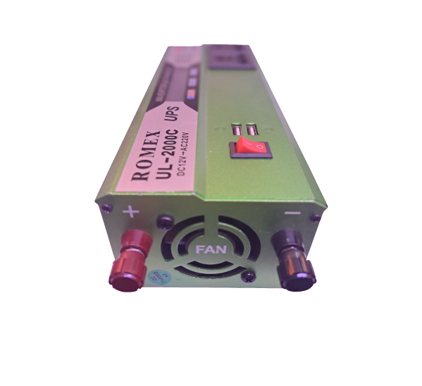 اینورتر 12 به 220 ولت 2000W برند ROMEX دارای شارژر