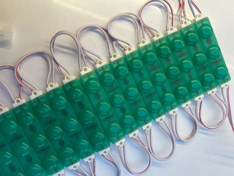 بلوکی لنزدار 220 ولت 2 وات (MDiaNooR) در 6 رنگ متفاوت